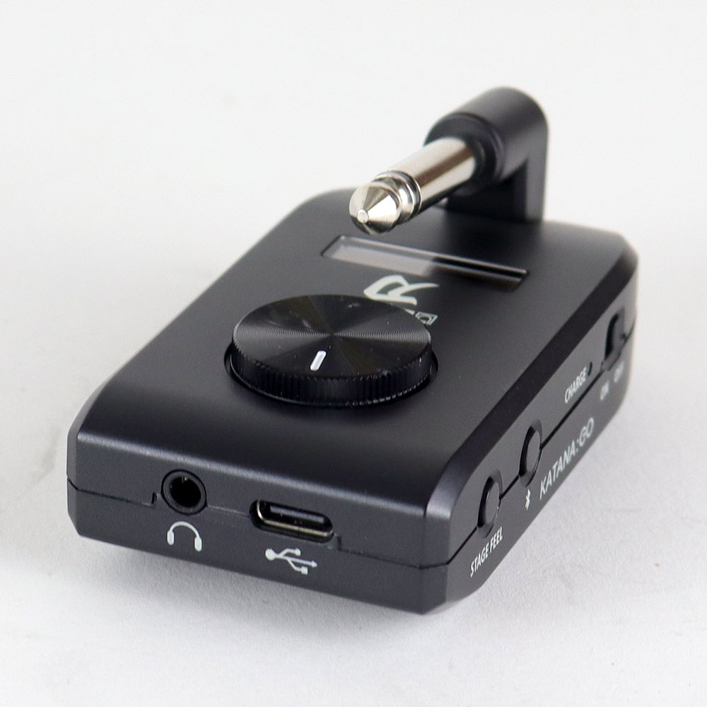 【中古】 ギターヘッドホンアンプ BOSS KTN-GO KATANA GO 第一世代 ギターアンプ エフェクター ボス 側面