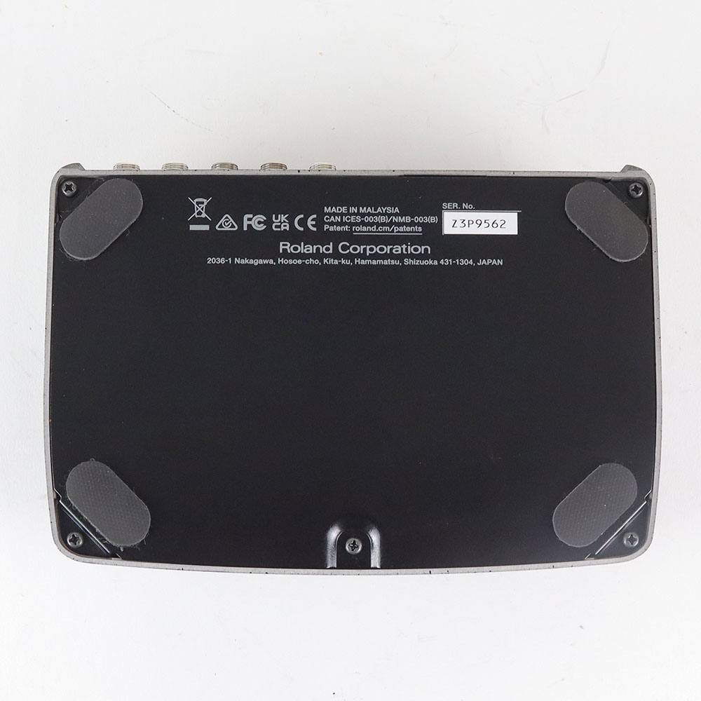 【中古】 BOSS RE-202 Space Echo スペースエコー エコー ディレイ リバーブ ギターエフェクター 裏面