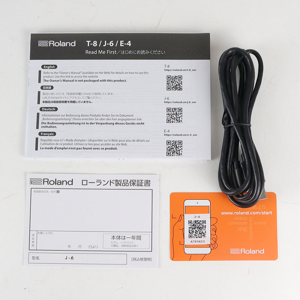 【中古】 ROLAND J-6 CHORD SYNTHESIZER AIRA COMPACT コードシンセサイザー シーケンサー 付属品