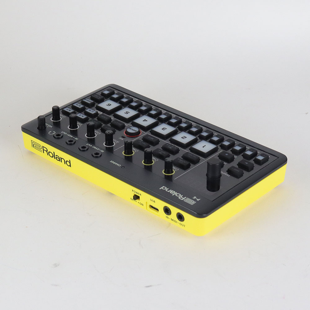 【中古】 サンプラー ローランド ROLAND P-6 CREATIVE SAMPLER AIRA COMPACT アイラコンパクト クリエイティブサンプラー P6 全体