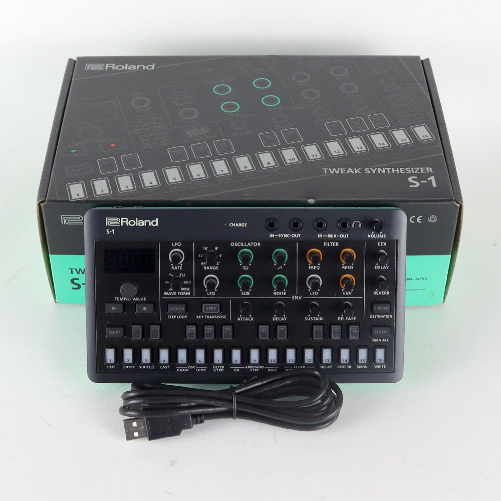 【中古】 ROLAND ローランド S-1 TWEAK SYNTHESIZER AIRA COMPACT マイクロポリフォニックシンセサイザー