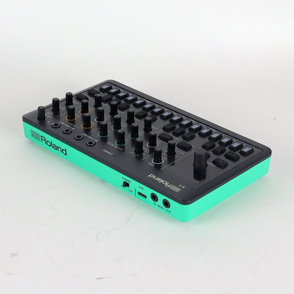 【中古】 ROLAND ローランド S-1 TWEAK SYNTHESIZER AIRA COMPACT マイクロポリフォニックシンセサイザー 全体