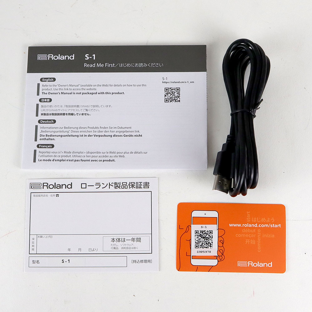 【中古】 ROLAND ローランド S-1 TWEAK SYNTHESIZER AIRA COMPACT マイクロポリフォニックシンセサイザー 付属品