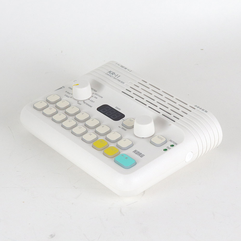 【中古】 リズムマシン リズムボックス コルグ KORG KR-11 リズム ボックス 全体