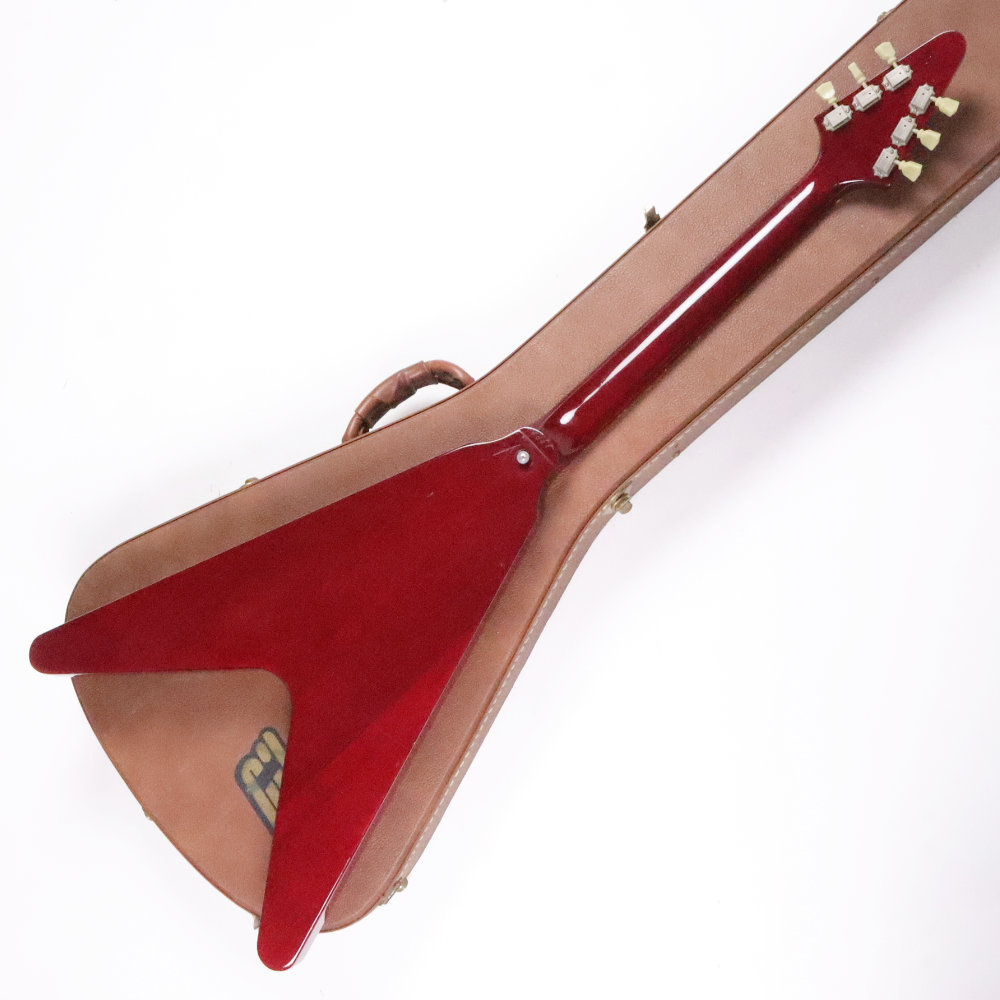 【中古】ギブソン フライング V Gibson Flying V Cherry 1992年製 エレキギター ボディバック画像