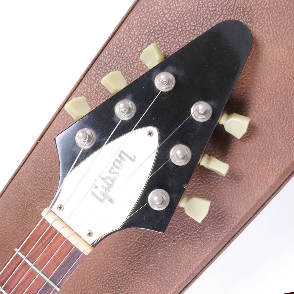 【中古】ギブソン フライング V Gibson Flying V Cherry 1992年製 エレキギター ヘッド画像