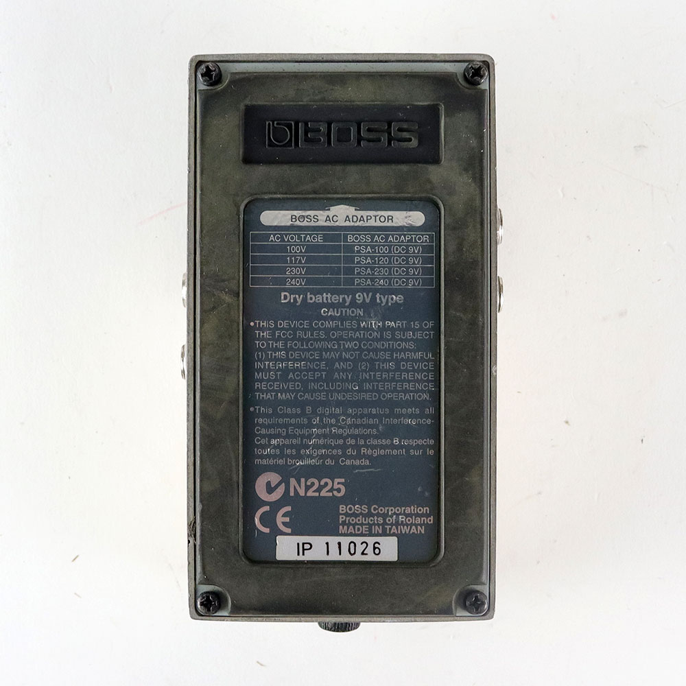 【中古】 デジタルディレイ エフェクター BOSS DD-5 Digtal Delay ギターエフェクター ディレイ 裏面