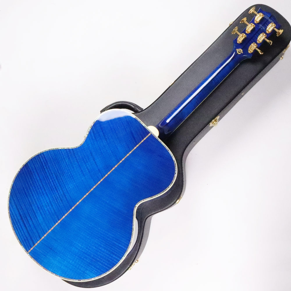 【中古】 アコースティックギター Gibson Custom Shop SJ-200 Anniversary VINE VIPER BLUE 2024年製 楽器店オーダーモデル SJ200 ボディバック画像 