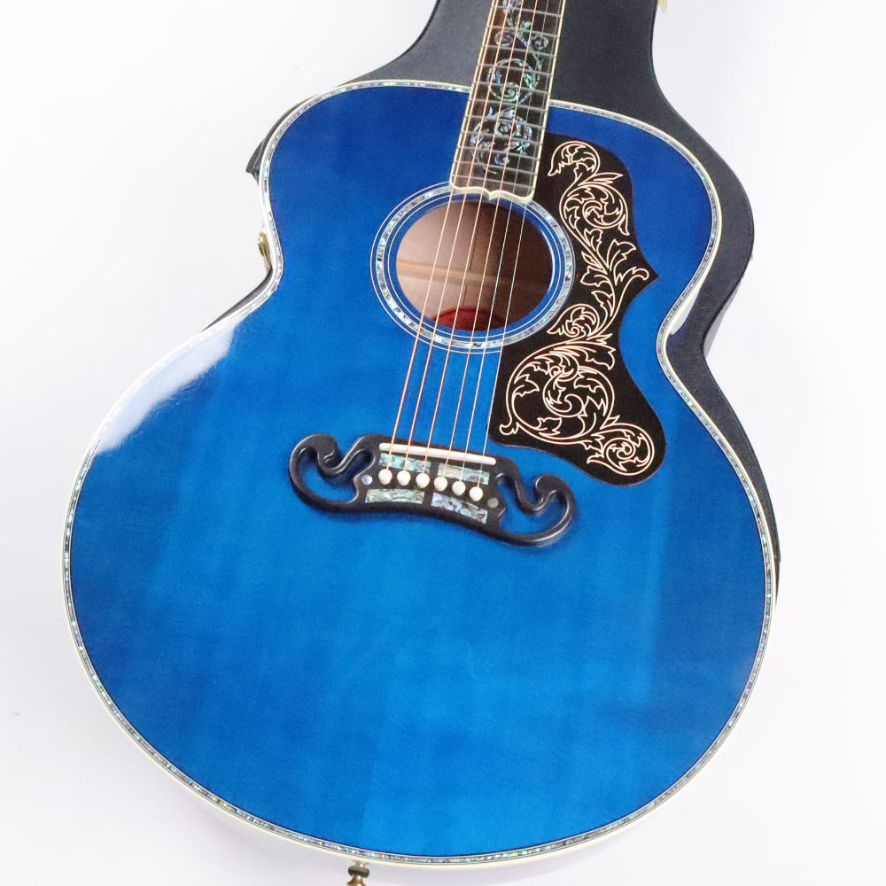 【中古】 アコースティックギター Gibson Custom Shop SJ-200 Anniversary VINE VIPER BLUE 2024年製 楽器店オーダーモデル SJ200 ボディ画像 
