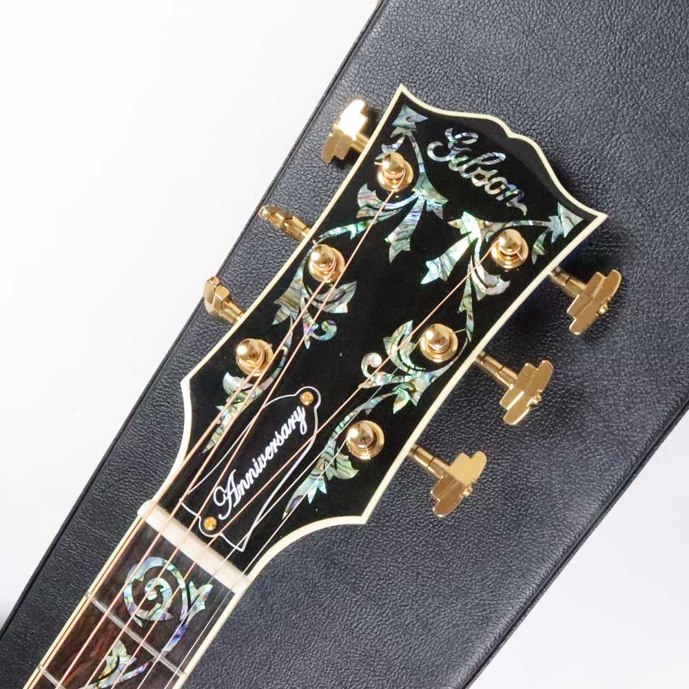 【中古】 アコースティックギター Gibson Custom Shop SJ-200 Anniversary VINE VIPER BLUE 2024年製 楽器店オーダーモデル SJ200 ヘッド画像