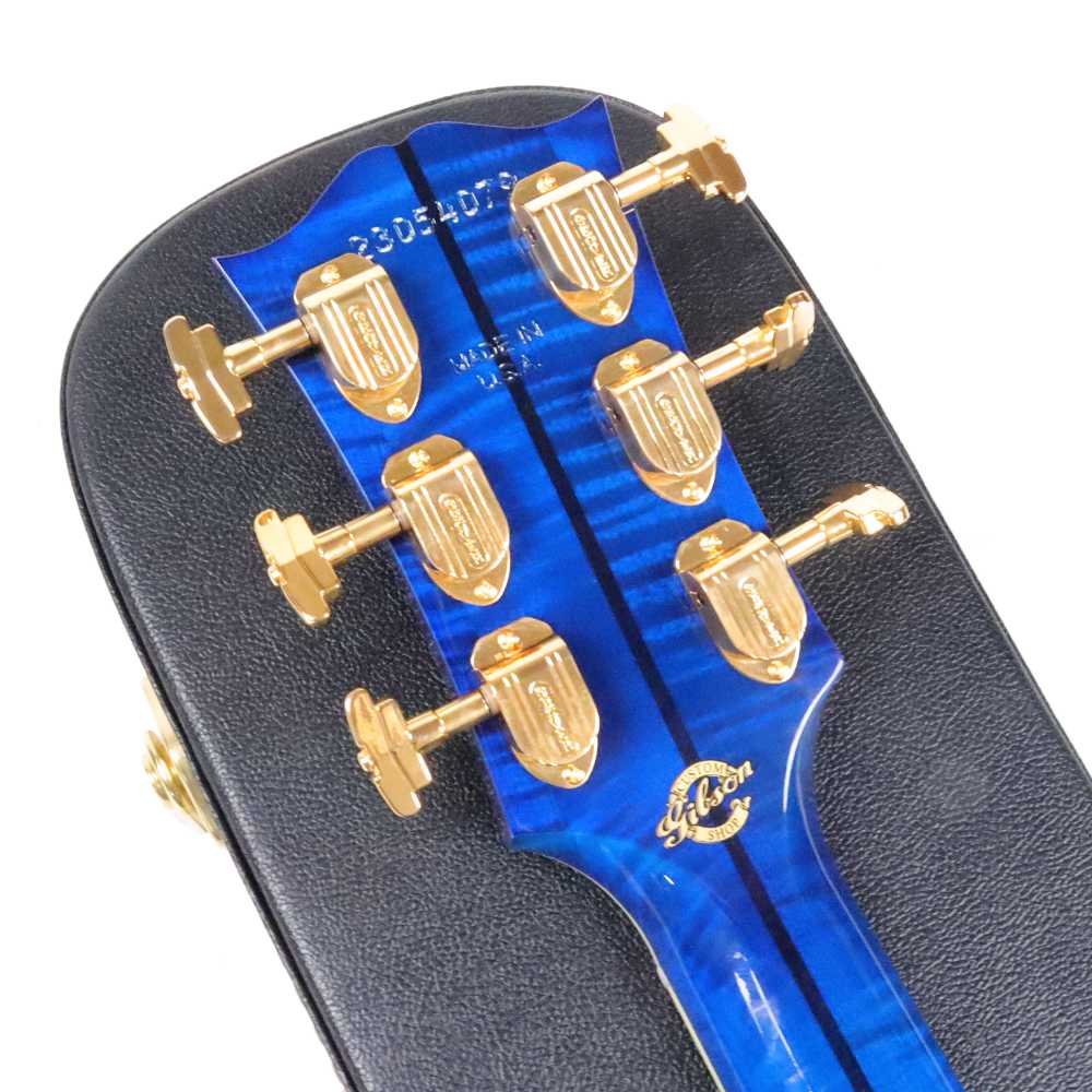 【中古】 アコースティックギター Gibson Custom Shop SJ-200 Anniversary VINE VIPER BLUE 2024年製 楽器店オーダーモデル SJ200 ヘッド裏画像