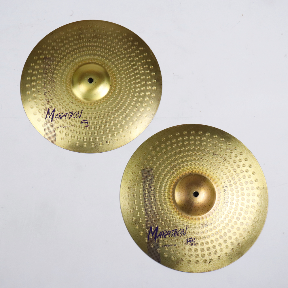 【中古】 ハイハットシンバル ペア マイネル MEINL MARATHON Series MEDIUM HIHAT 14インチ ペア
