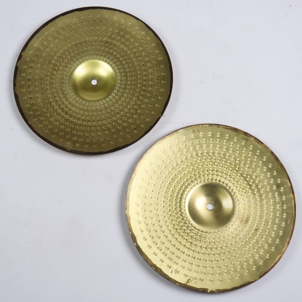 【中古】 ハイハットシンバル ペア マイネル MEINL MARATHON Series MEDIUM HIHAT 14インチ ペア 裏面