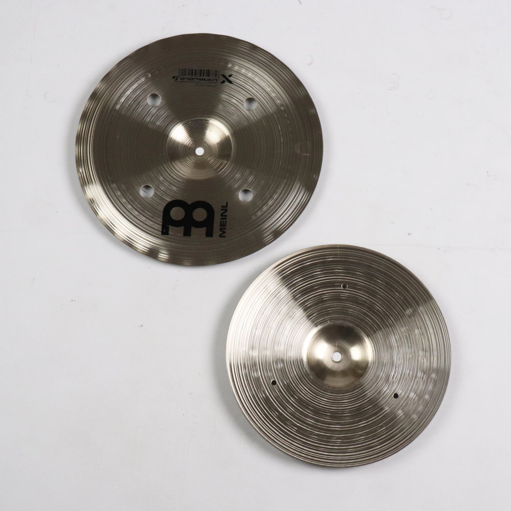 【中古】 ハイハットシンバル ペア マイネル MEINL Generation X GX-12/14TH 12/ 14 Trash Hat Benny Greb’s signature cymbal ハイハット ペア 裏面