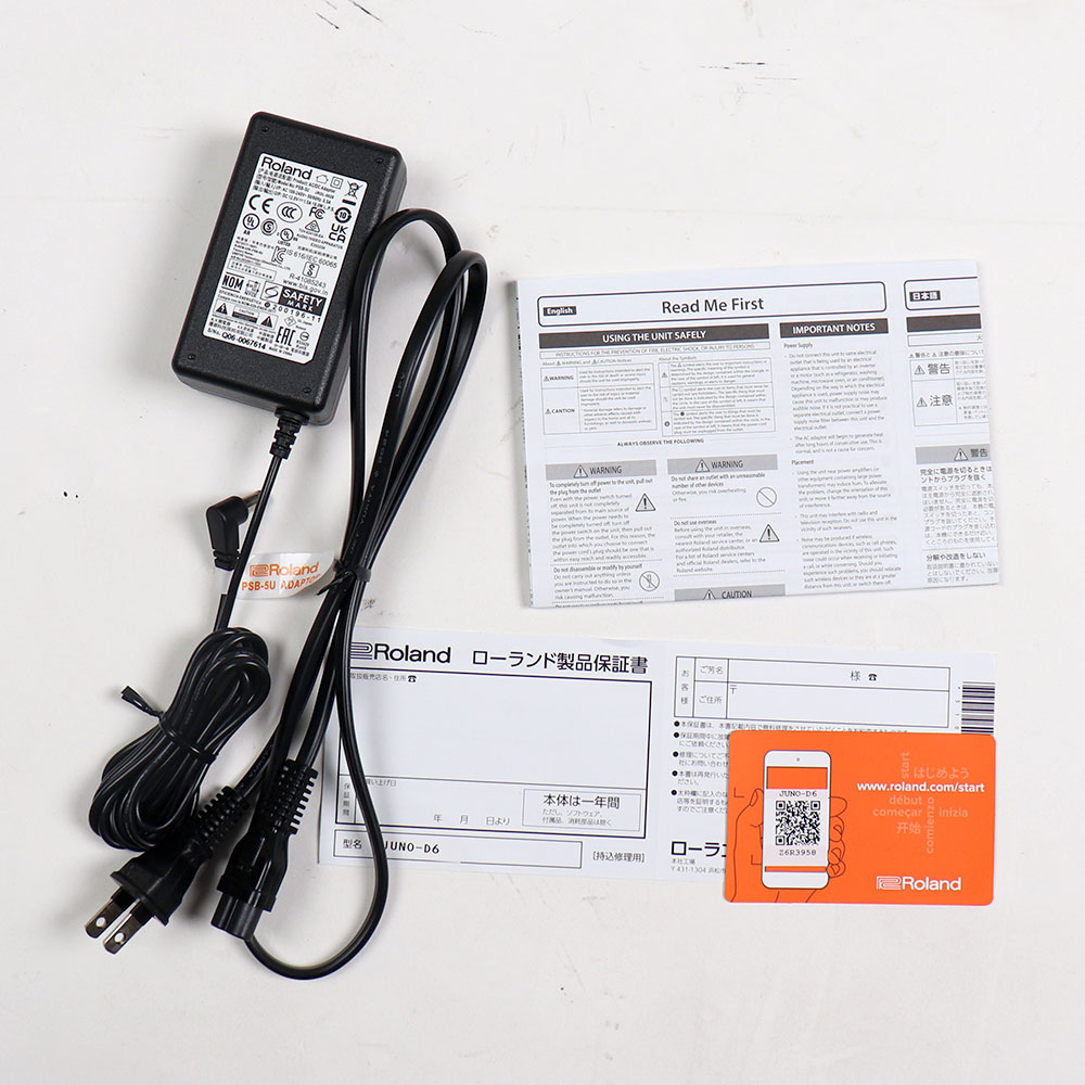 【中古】 シンセサイザー ローランド ROLAND JUNO-D6 ジュノ 61鍵盤 付属品
