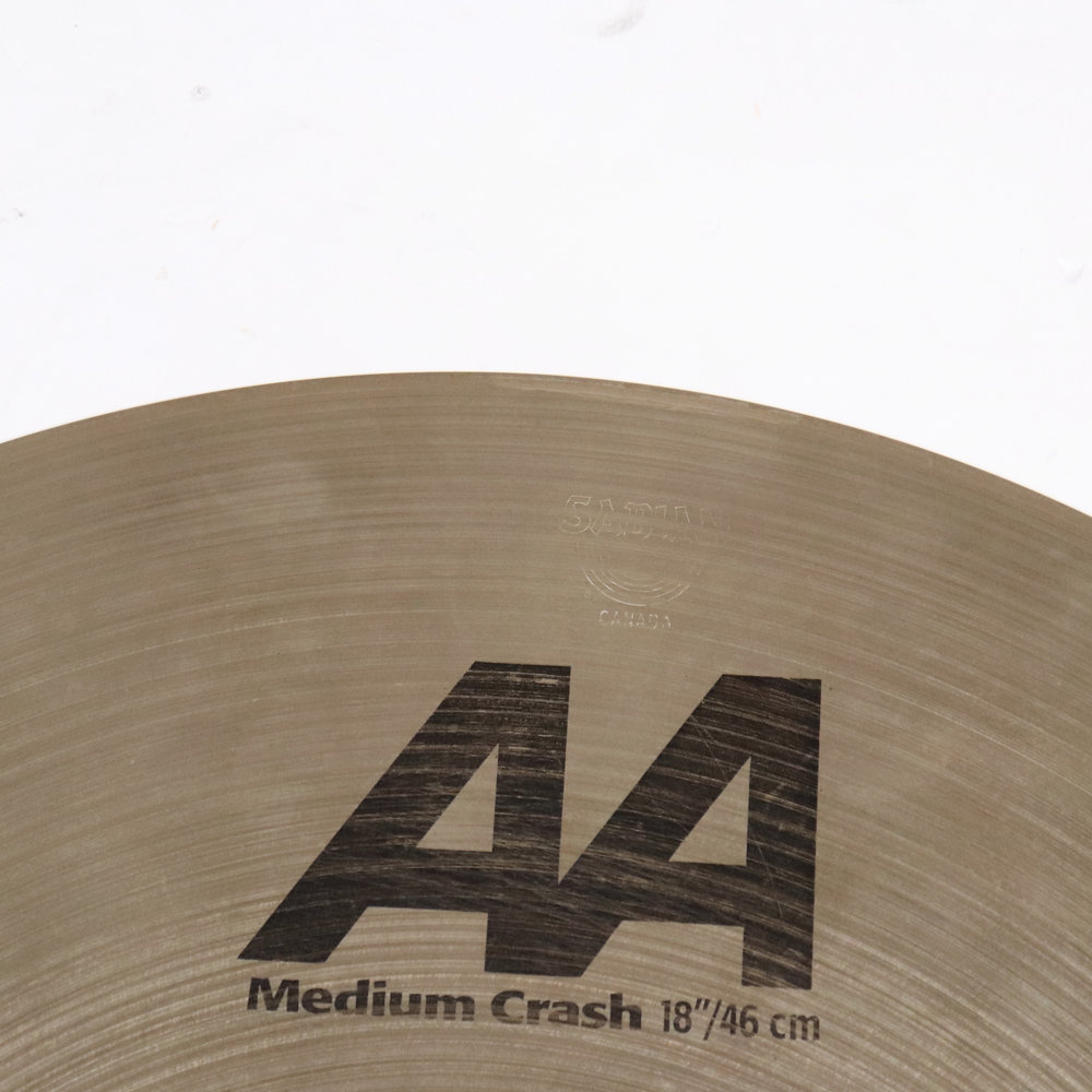 【中古】 クラッシュシンバル セイビアン SABIAN AA MEDIUM CRASH 18インチ 傷