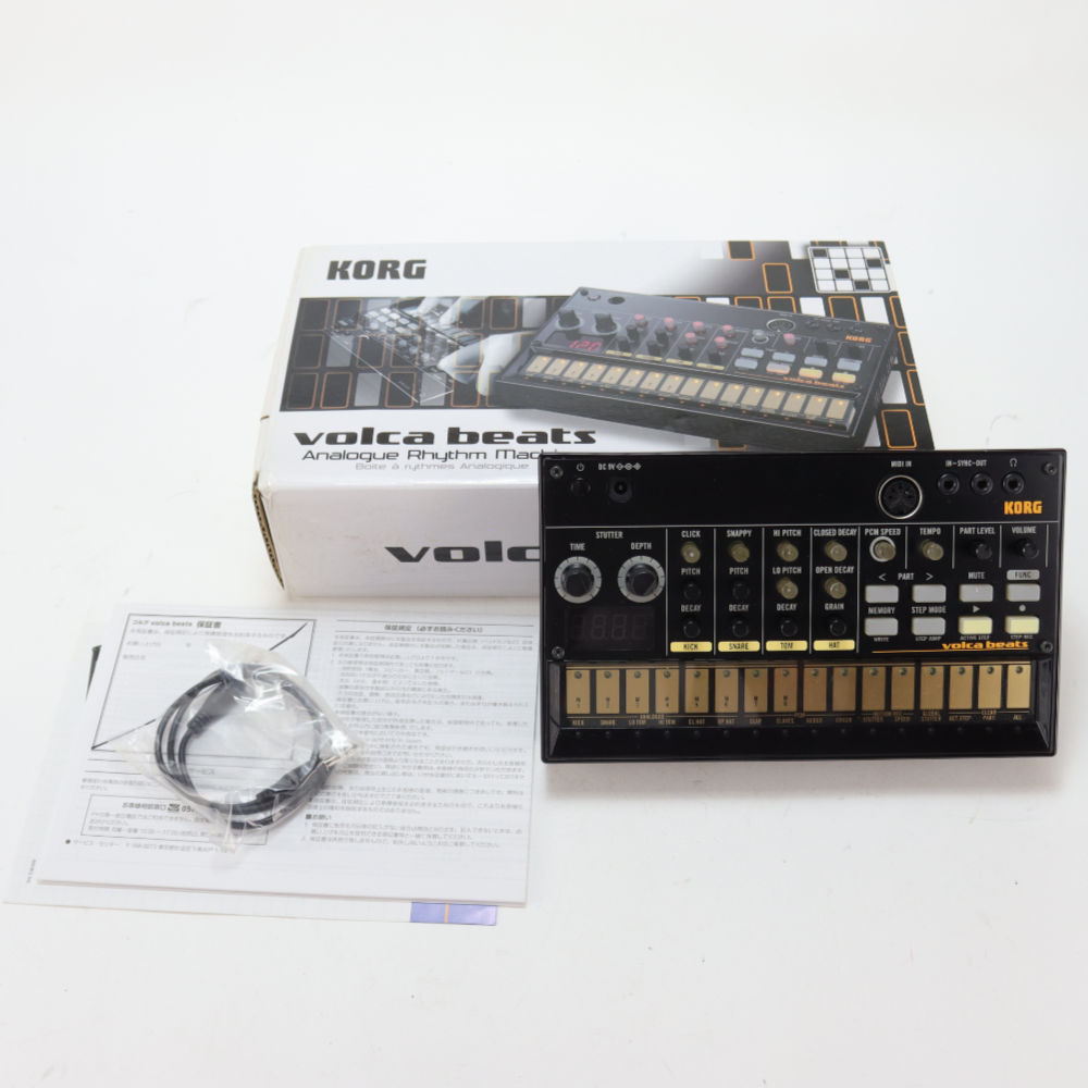【中古】 アナログリズムマシン KORG volca beats コルグ ボルカビーツ