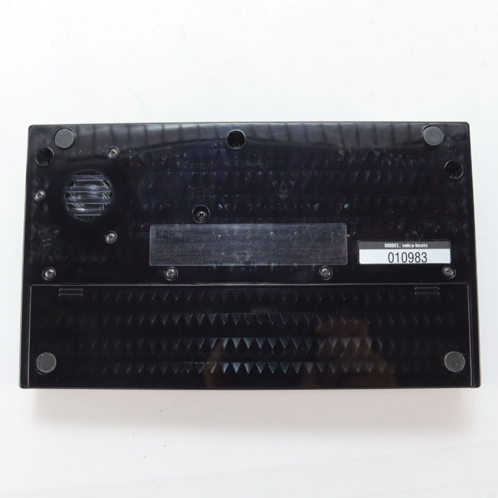 【中古】 アナログリズムマシン KORG volca beats コルグ ボルカビーツ 裏面