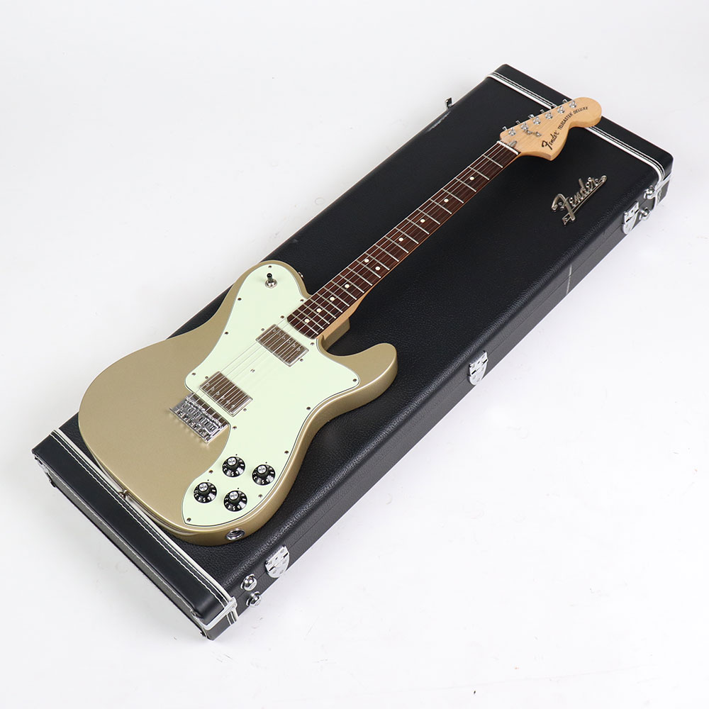 【中古】 エレキギター Fender Chris Shiflett Telecaster Deluxe Rosewood Fingerboard Shoreline Gold 2020年製 フェンダー テレキャスターデラックス FOO FIGHTERS クリス・シフレットモデル
