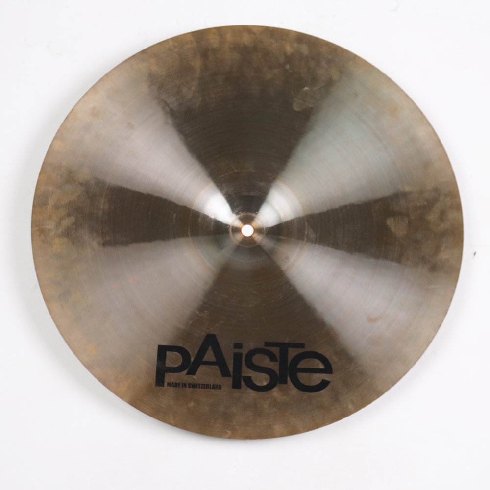 【中古】 クラッシュシンバル パイステ PAISTE GIANT BEAT Multi-Functional 18インチ ライドシンバル 裏面