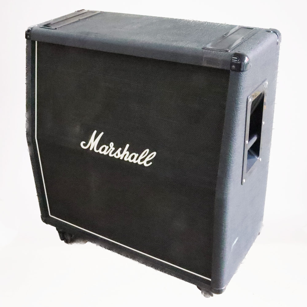 【中古】 MARSHALL 1960A スピーカー・キャビネット マーシャル 12インチ4発スピーカー スラント 16Ω 1入力端子タイプ 本体画像 斜め 
