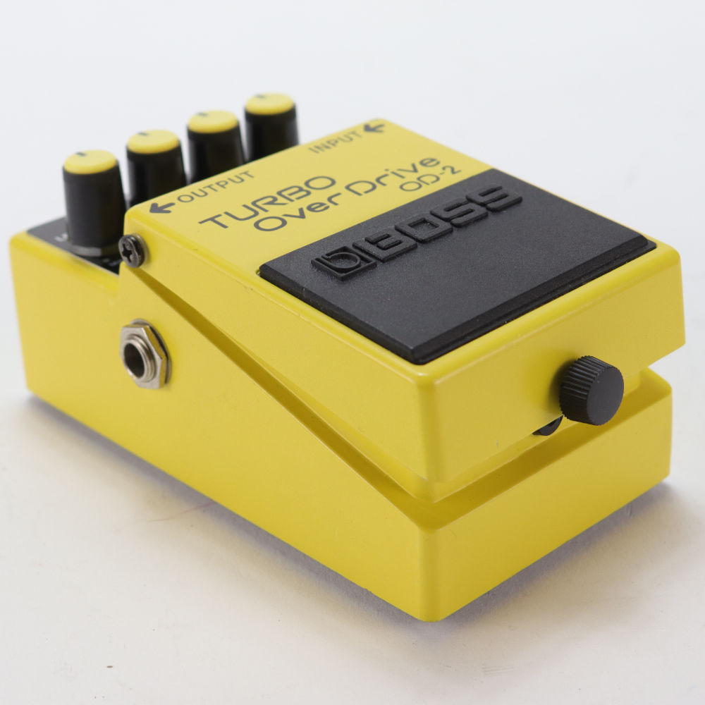 【中古】ターボオーバードライブ エフェクター BOSS OD-2 TURBO OverDrive ボス ギターエフェクター 左サイド