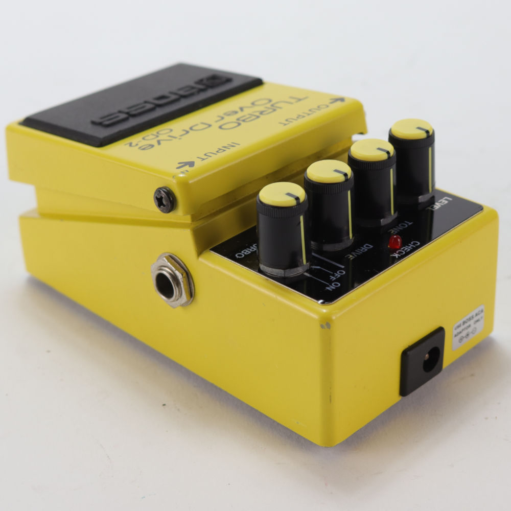 【中古】ターボオーバードライブ エフェクター BOSS OD-2 TURBO OverDrive ボス ギターエフェクター 右サイド