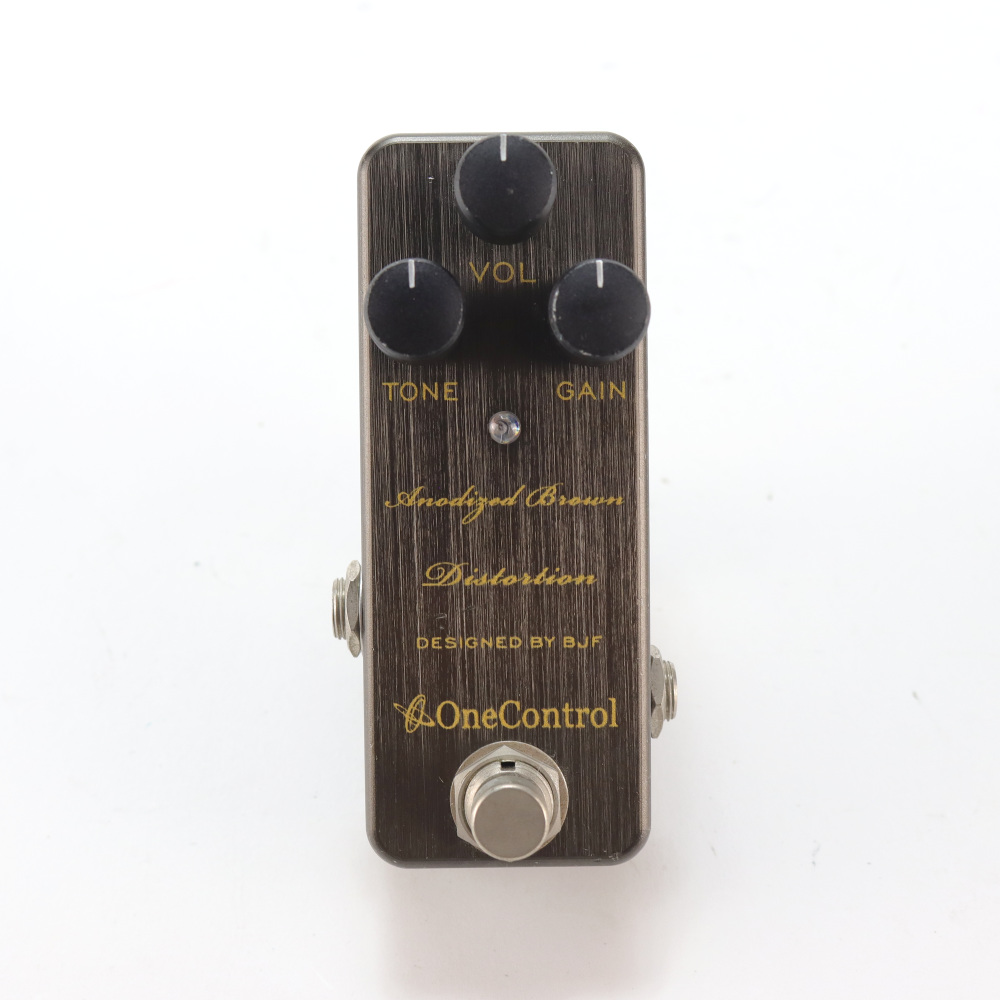 【中古】 ディストーション ONE CONTROL ANODIZED BROWN DISTORTION 旧デザイン ワンコントロール アノダイズドブラウン ワンコン