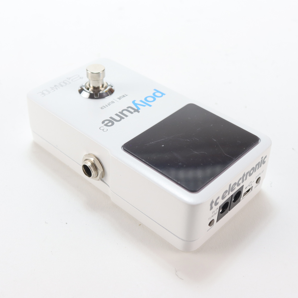 【中古】 チューナー tc electronic PolyTune 3 バッファー内蔵 ポリフォニックチューナー ポリチューン ペダルチューナー 詳細画像