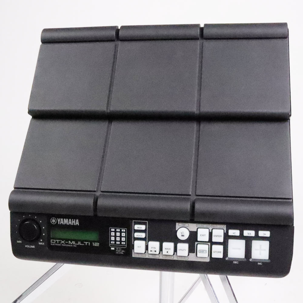【中古】 ヤマハ YAMAHA DTX-MULTI 12 ドラムパッド スタンド付き 本体画像