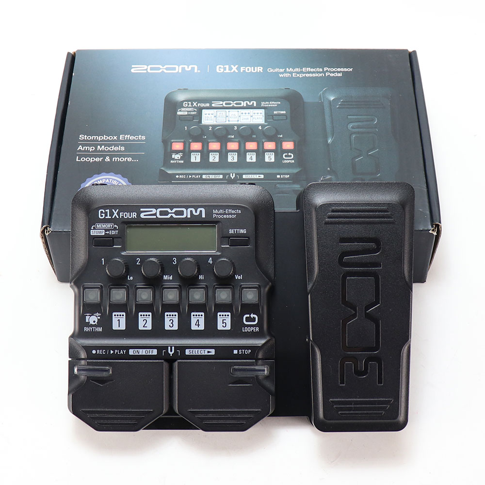【中古】 ギターマルチエフェクター ZOOM G1X FOUR