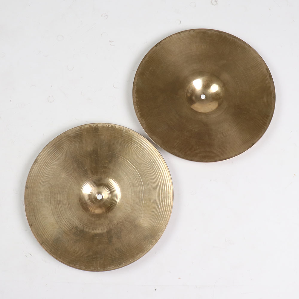 【中古】 ハイハットシンバル ペア ジルジャン ZILDJIAN A Zildjian & Cie Constantinople 15インチ ペア 1970s 裏面