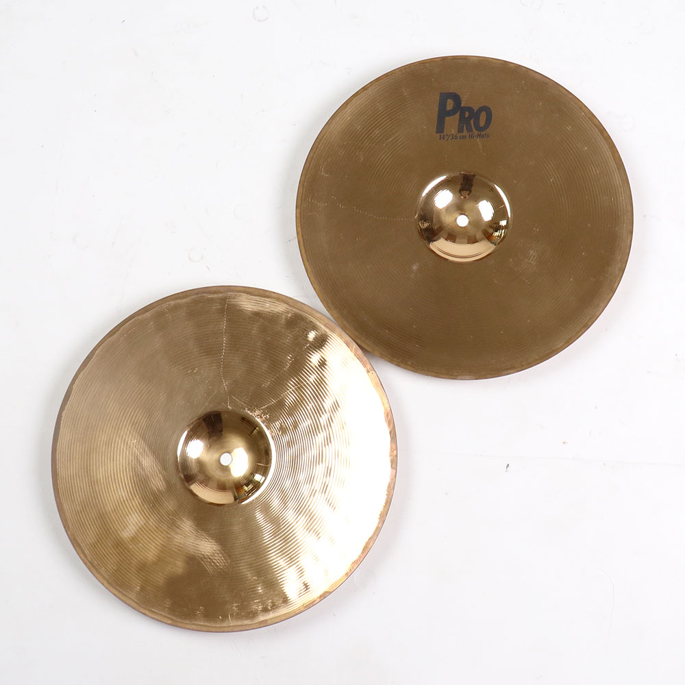 【中古】 ハイハットシンバル セイビアン SABIAN PRO HiHats 14インチ ペア 裏面