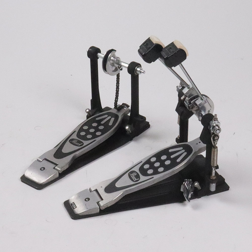 【中古】 ドラムツインペダル パール Pearl P-122TW ツインペダル ドラムペダル 全体