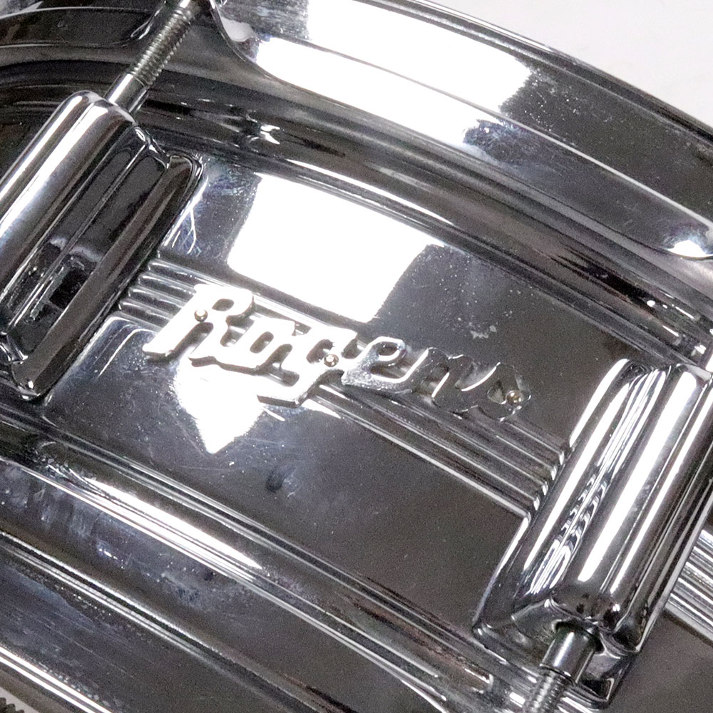 【中古】 スネアドラム ロジャース Rogers DYNA-SONIC COB Chrome Over Brass shell 14x5 スネアドラム 70s ロゴ