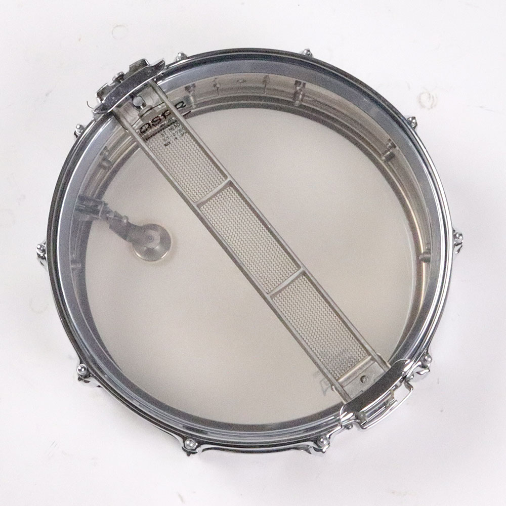 【中古】 スネアドラム ロジャース Rogers DYNA-SONIC COB Chrome Over Brass shell 14x5 スネアドラム 70s 裏面