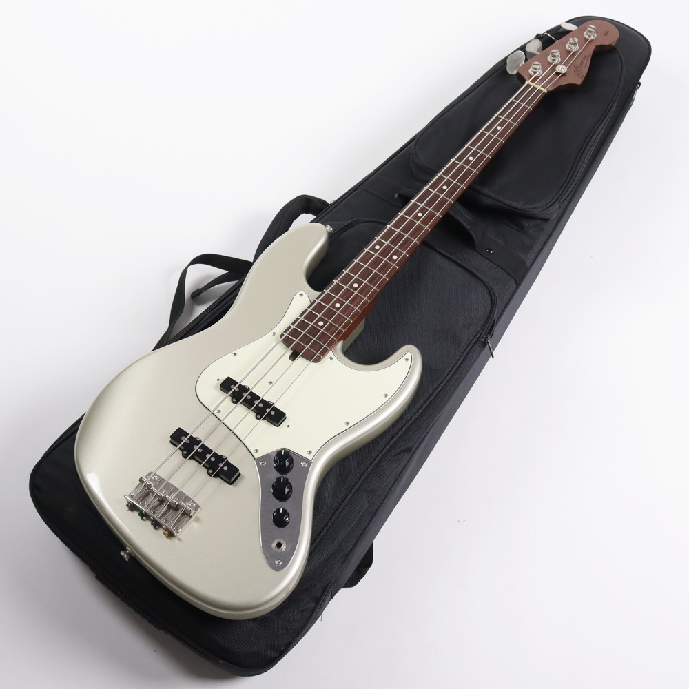 【中古】 MOMOSE モモセ MJB1-TW/R ISLV エレキベース サーモウッドネック