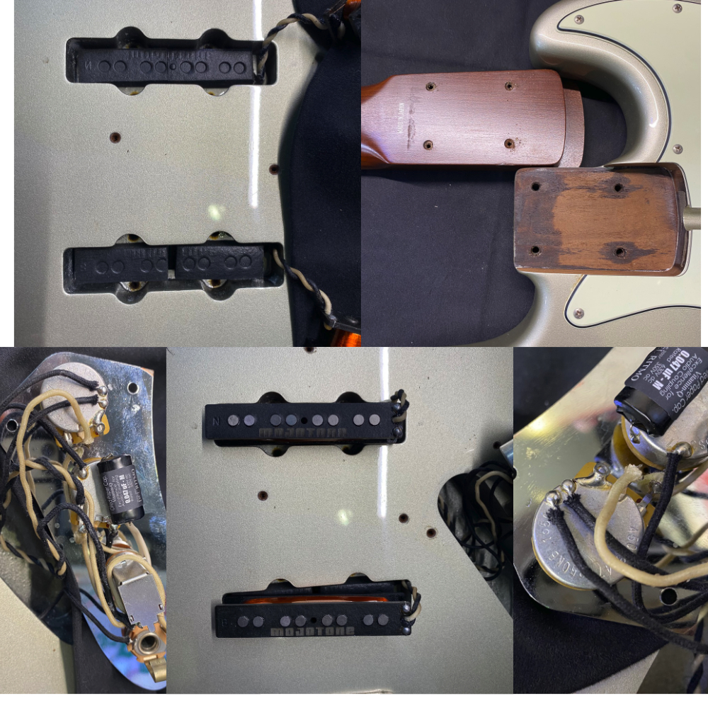 【中古】 MOMOSE モモセ MJB1-TW/R ISLV エレキベース サーモウッドネック ピックアップ