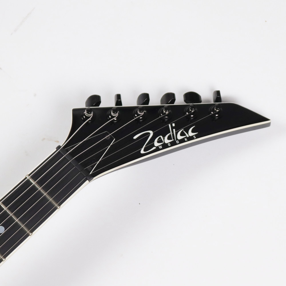【中古】 エレキギター Zodiac Works TC-HOTEI Black with White Line 布袋寅泰氏シグネイチャーモデル ゾディアック HOTEI MODEL ヘッド