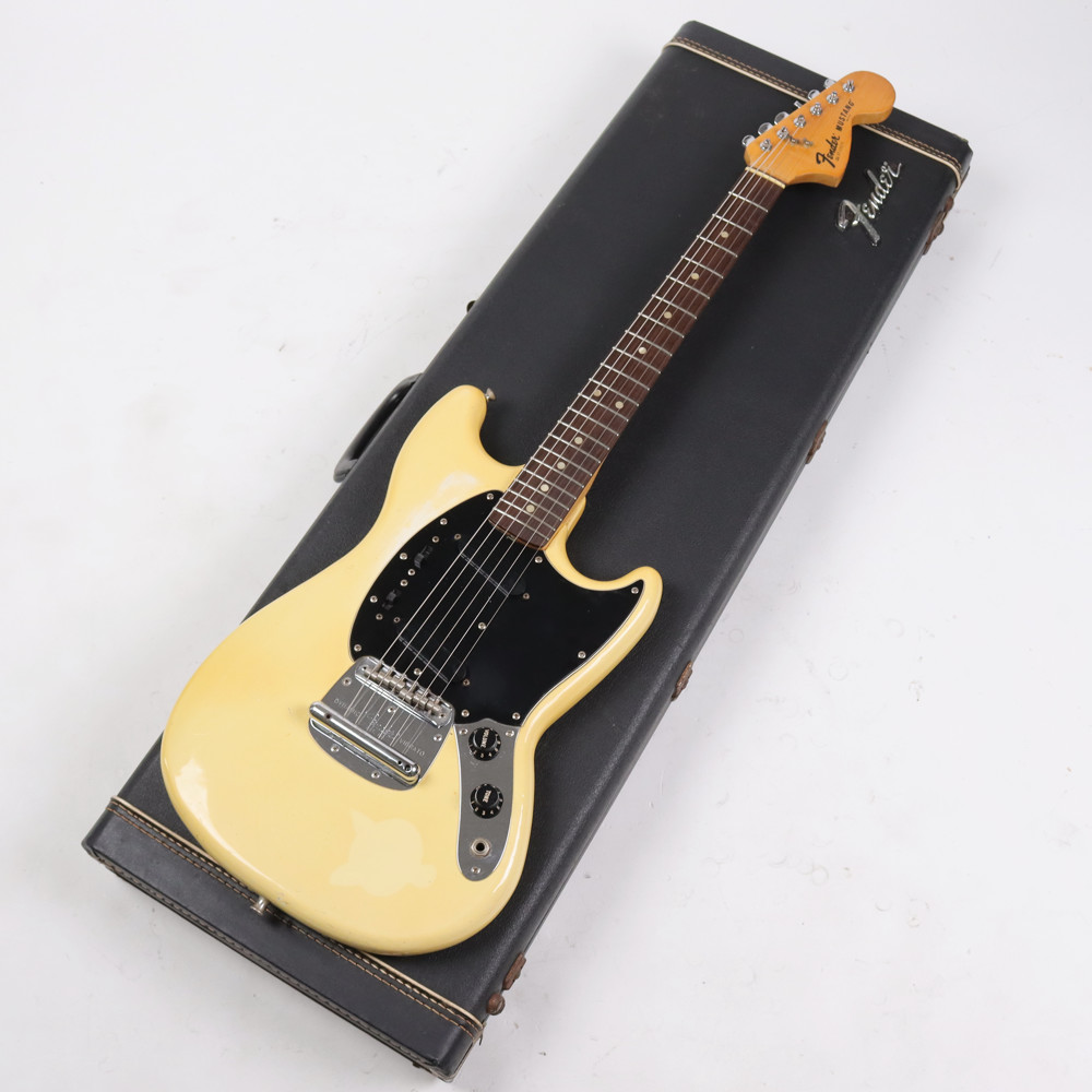 【中古】 エレキギター Fender USA Mustang WH 1977年製 フェンダー ムスタング