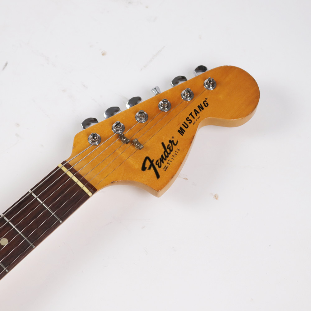 【中古】 エレキギター Fender USA Mustang WH 1977年製 フェンダー ムスタング ヘッド