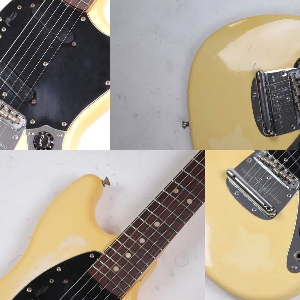 【中古】 エレキギター Fender USA Mustang WH 1977年製 フェンダー ムスタング 傷