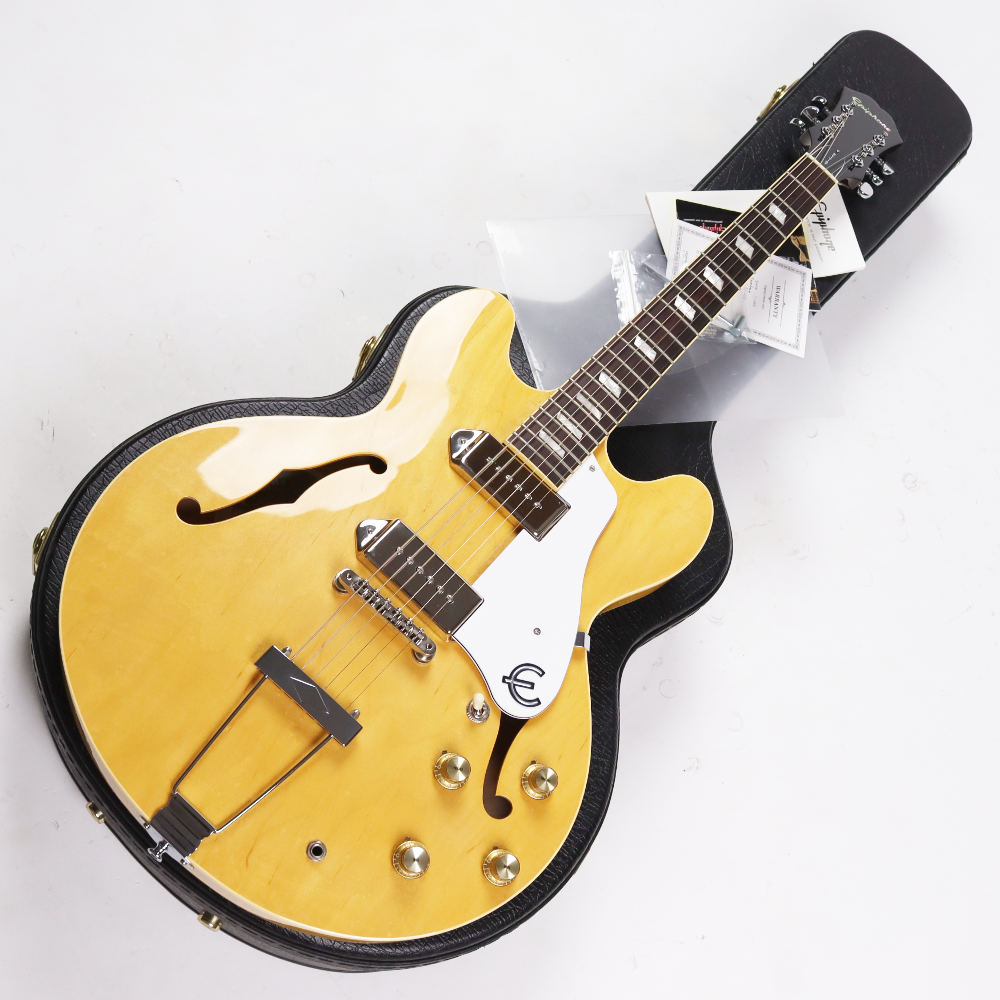 【中古】 エレキギター Epiphone Elitist 1965 Casino Natural 2014年製 エピフォン カジノ 日本製 MAE IN JAPAN