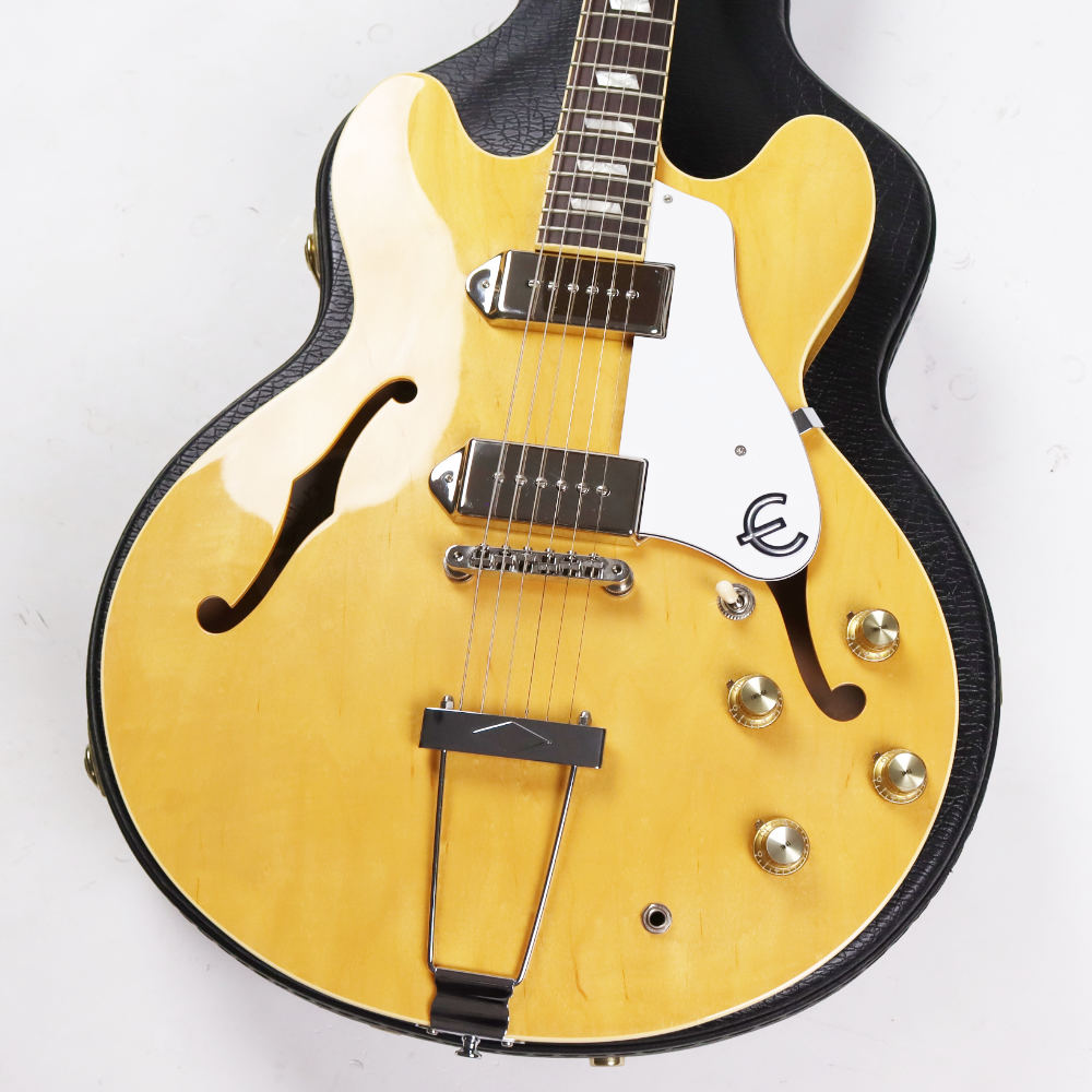 【中古】 エレキギター Epiphone Elitist 1965 Casino Natural 2014年製 エピフォン カジノ 日本製 MAE IN JAPAN ボディ画像