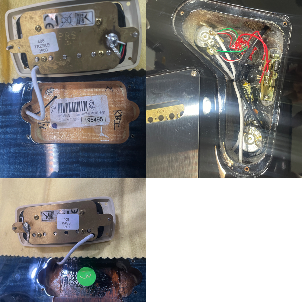 【中古】 エレキギター PRS 408 MT (Maple Top) Whale Blue 2012年製 ノンテンナイストップ 3.50kg ポールリードスミス Paul Reed Smith ピックアップ