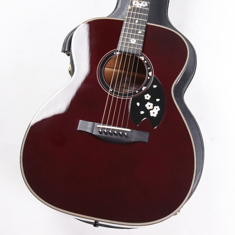 【中古】 アコースティックギター Headway HOM-YOZAKURA’19 D，A，S/ATB YZB 2019年製 桜ギター 夜桜 日本製 MADE IN JAPAN ヘッドウェイ ボディ画像 