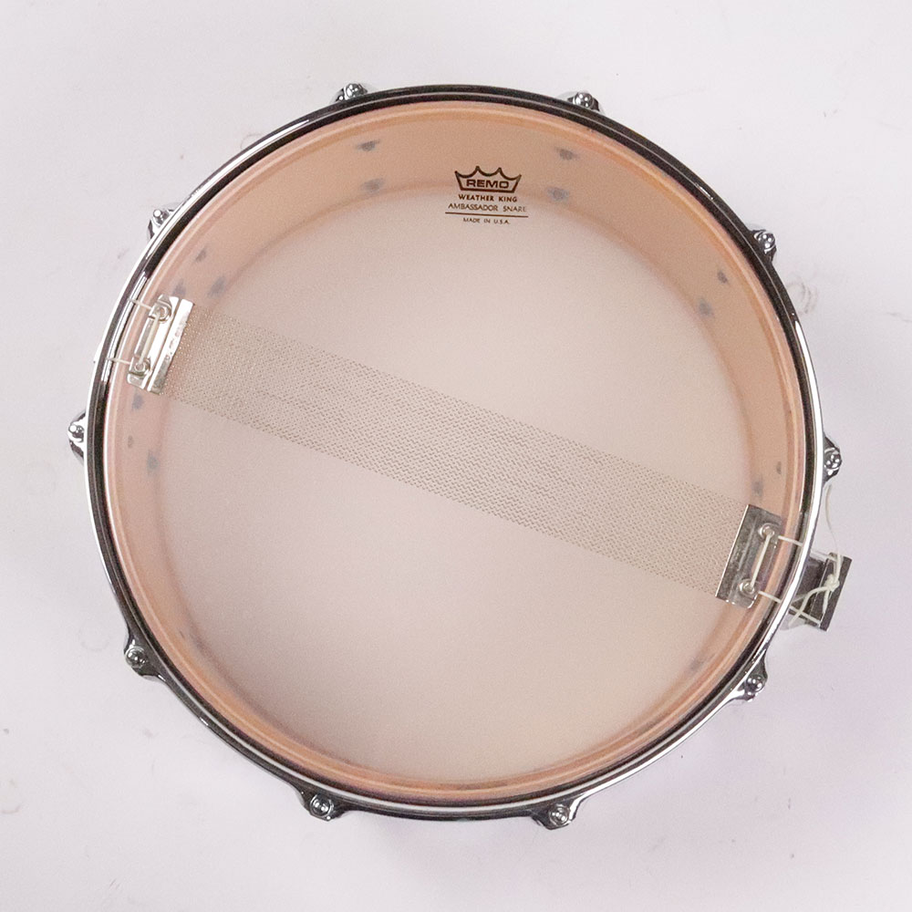 【中古】 スネアドラム パール Pearl Classic Maple 14x6.5 メイプルシェル スネアドラム MADE IN JAPAN 裏面