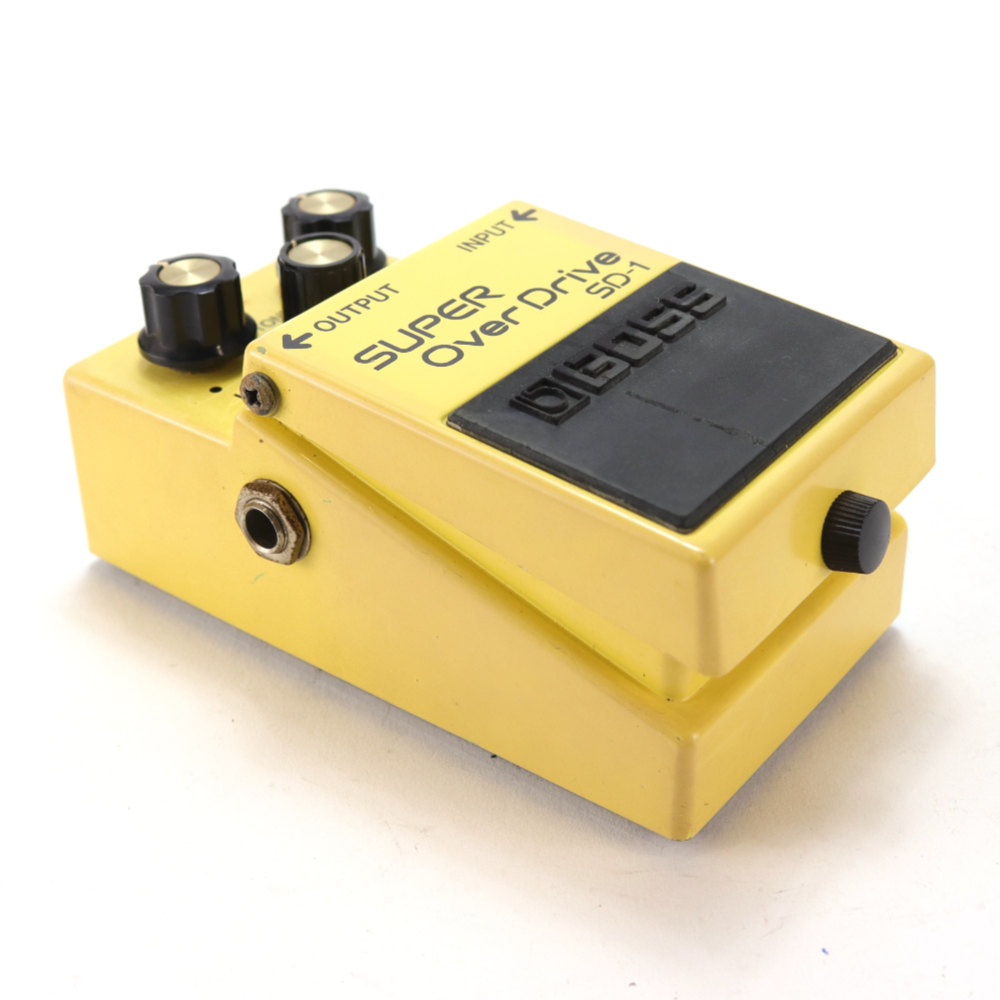 【中古】 スーパーオーバードライブ エフェクター BOSS SD-1 Super Over Drive ギターエフェクター 斜めアングル画像