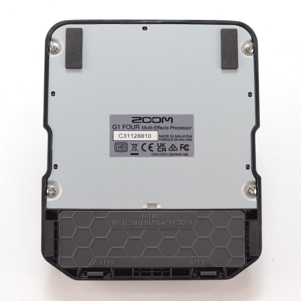 【中古】 ズーム ZOOM G1 FOUR ギターマルチエフェクター ボトム画像