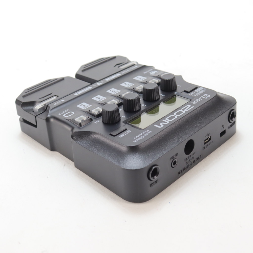 【中古】 ズーム ZOOM G1 FOUR ギターマルチエフェクター リア斜めアングル画像